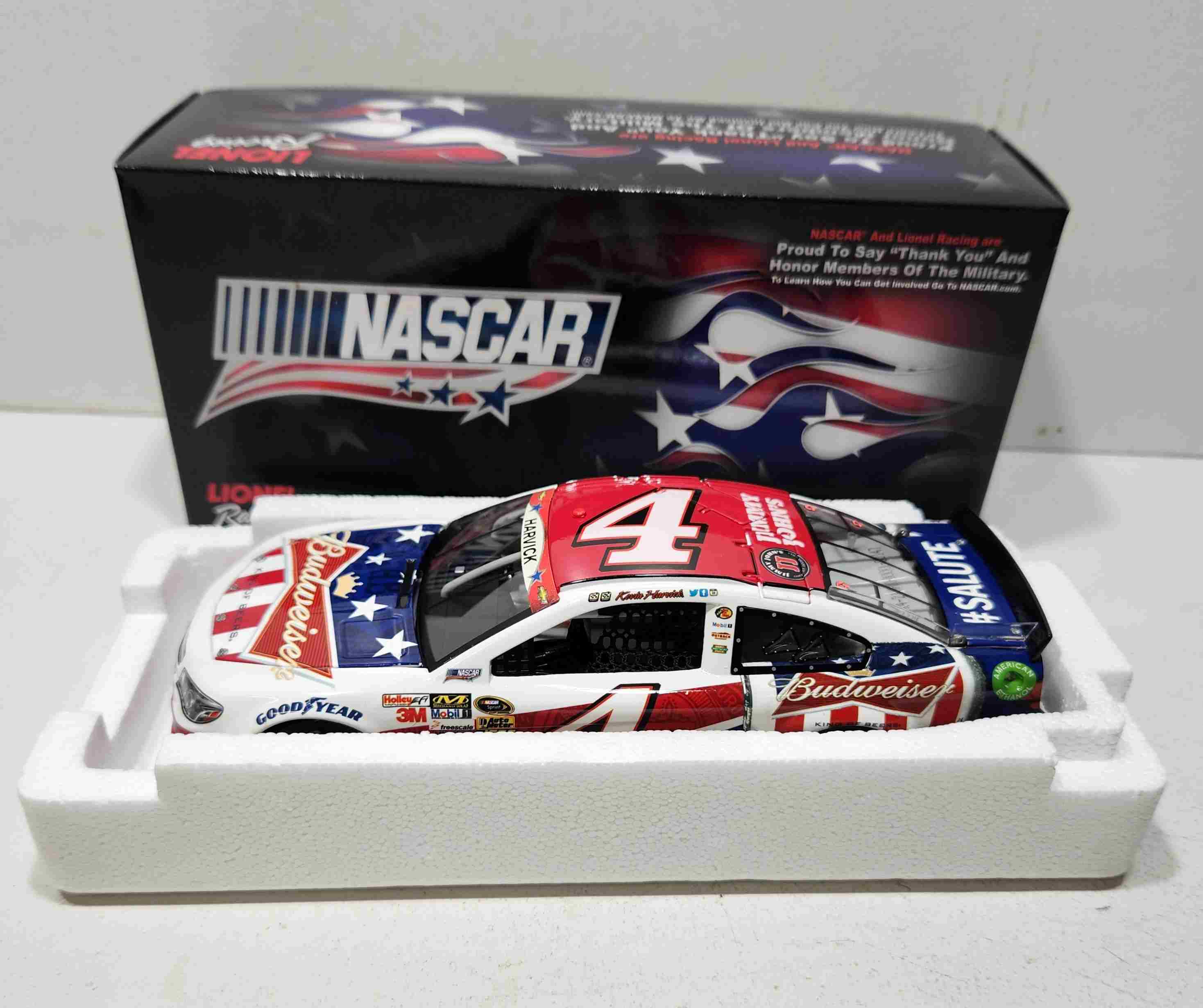 2014 Kevin Harvick 1/24th Budweiser "American Salute""Folds of Honor" Chevrolet SS