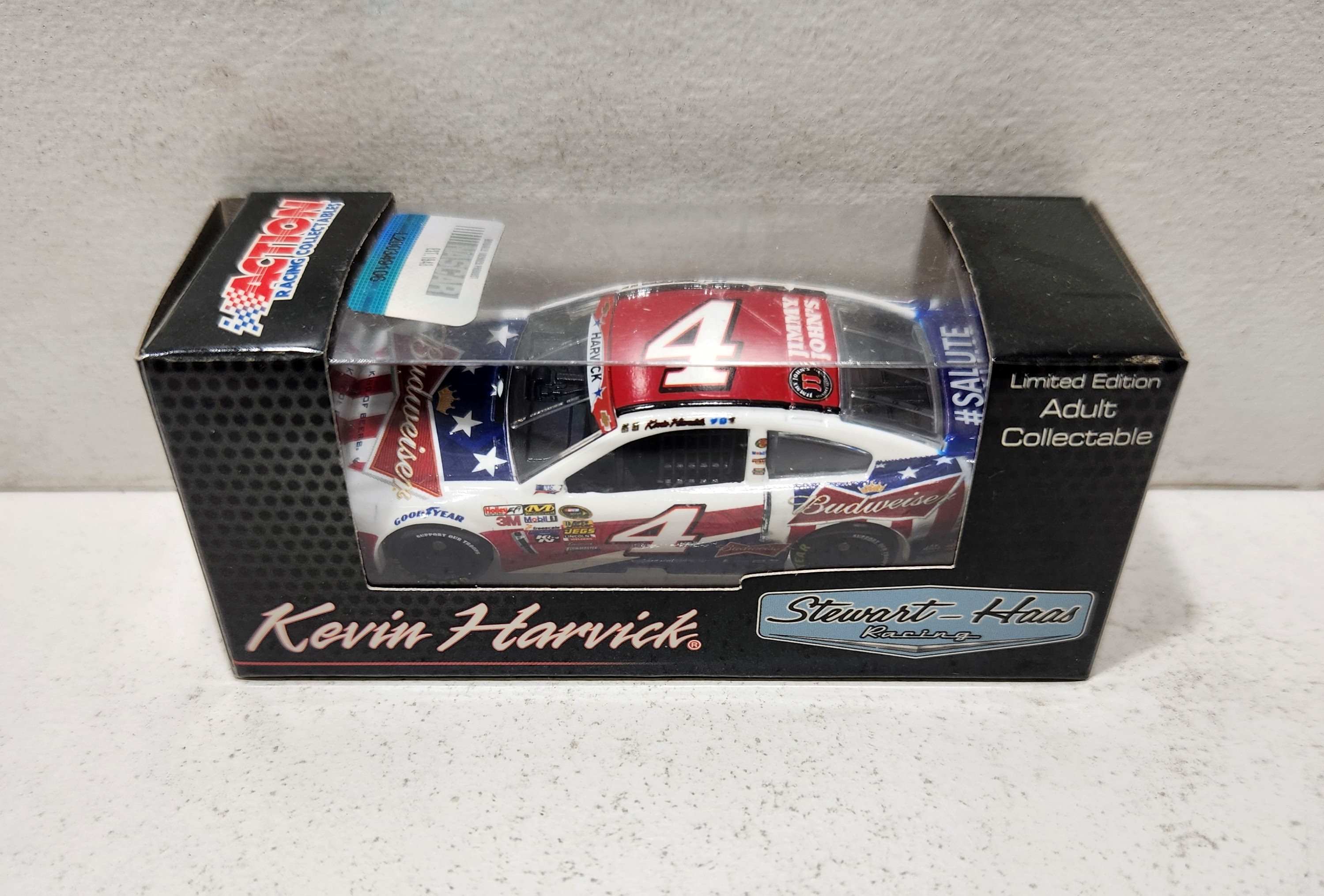 2014 Kevin Harvick 1/64th Budweiser "American Salute""Folds of Honor" Pitstop Series Chevrolet SS