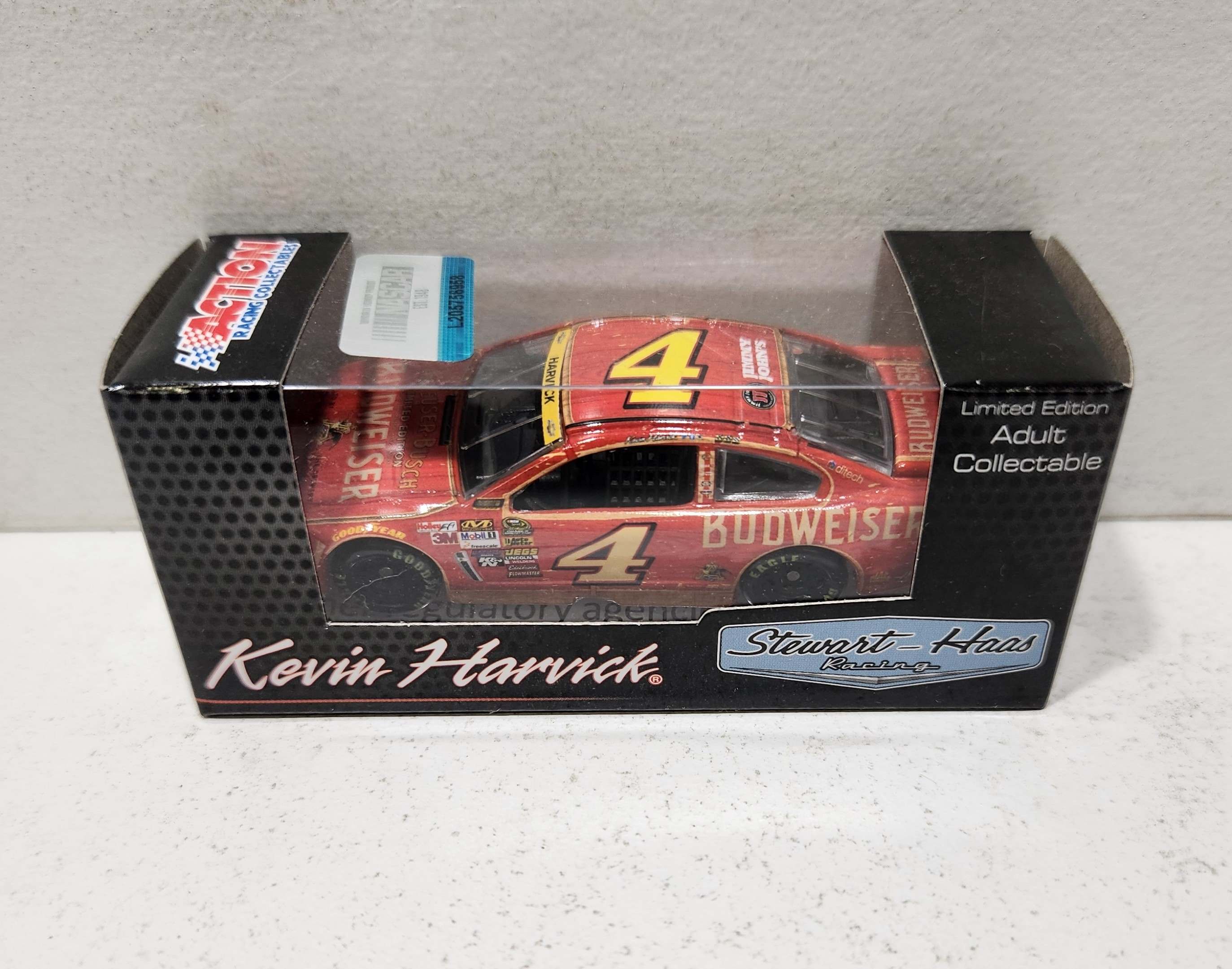 2014 Kevin Harvick 1/64th Budweiser "Holiday Packaging" Pitstop Series Chevrolet SS