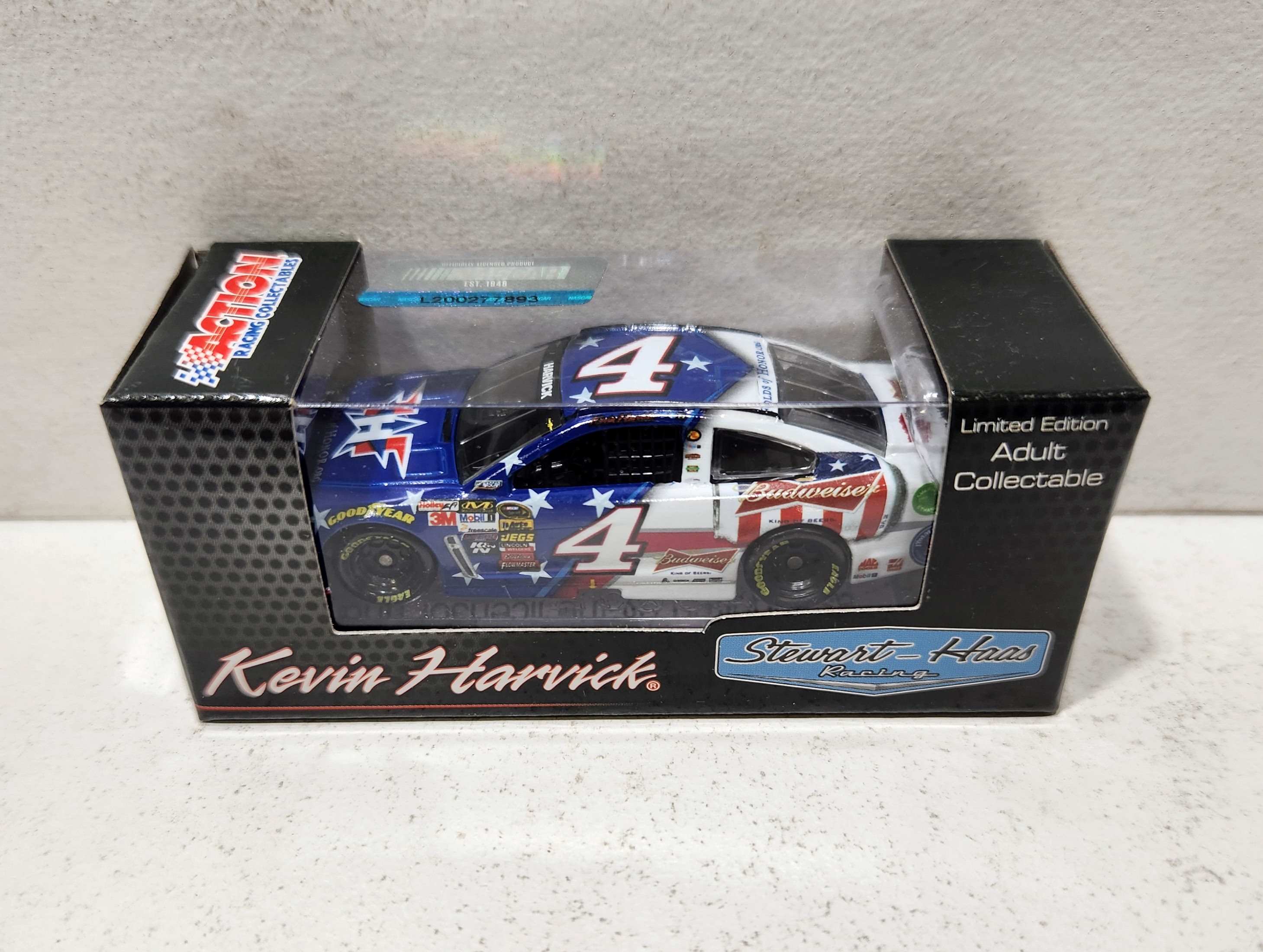 2014 Kevin Harvick 1/64th Budweiser Outback "Folds of Honor""American Salute" Pitstop Series Chevrolet SS