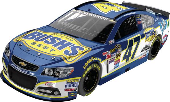 2014 AJ Allmendinger 1/64th Bush's Beans Pitstop Series car