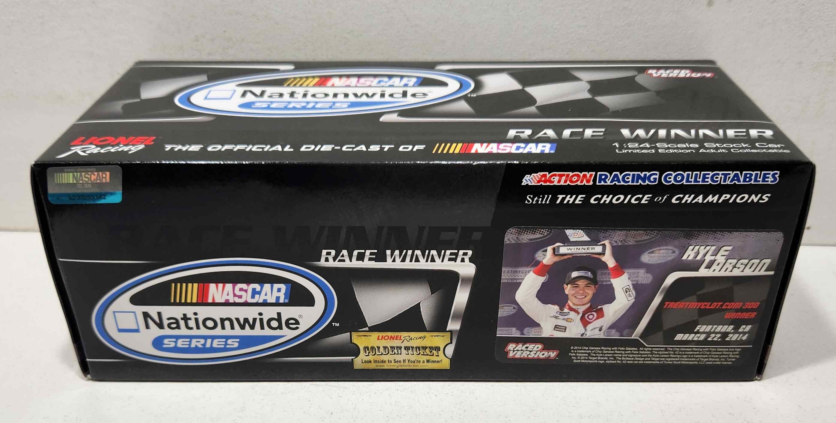 2014 Kyle Larson 1/24th Cartwheel by Target "Fontana Win""Nationwide Series" Camaro