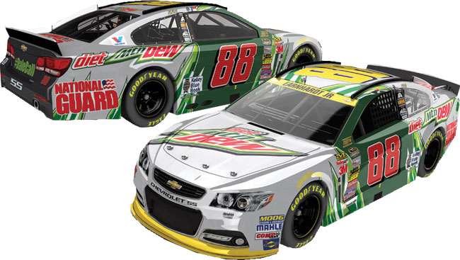 2014 Dale Earnhardt Jr 1/64th Diet Mountain Dew "Chase Dale Call" Pitstop Series car