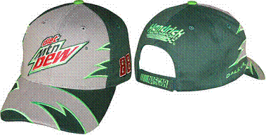 2014 Dale Earnhardt Jr Diet Mountain Dew "Tiger Tooth" cap