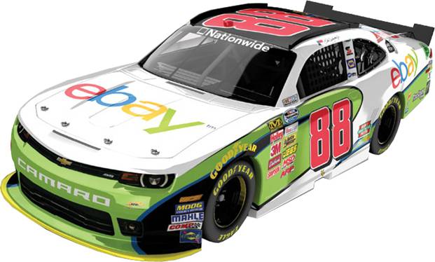 2014 Dale Earnhardt Jr 1/24th Ebay "Nationwide Series" Camaro