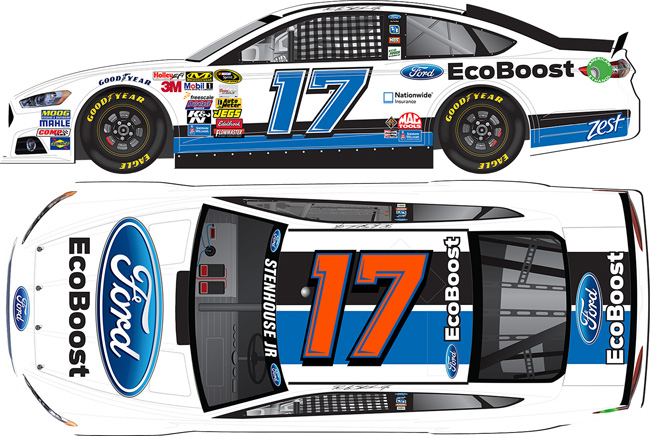 2014 Ricky Stenhouse Jr 1/64th Ford EcoBoost Pitstop Series Fusion
