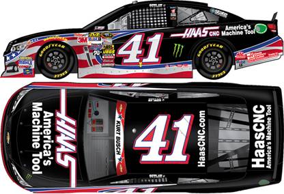 2014 Kurt Busch 1/24th HAAS "American Salute" car