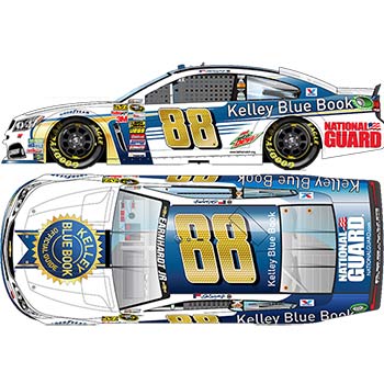 2014 Dale Earnhardt Jr 1/24th Kelly Blue Book car