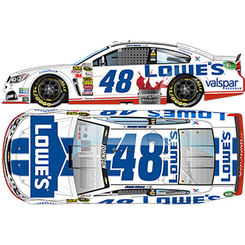 2014 Jimmie Johnson 1/24th Lowe's "Valspar" Chevrolet SS