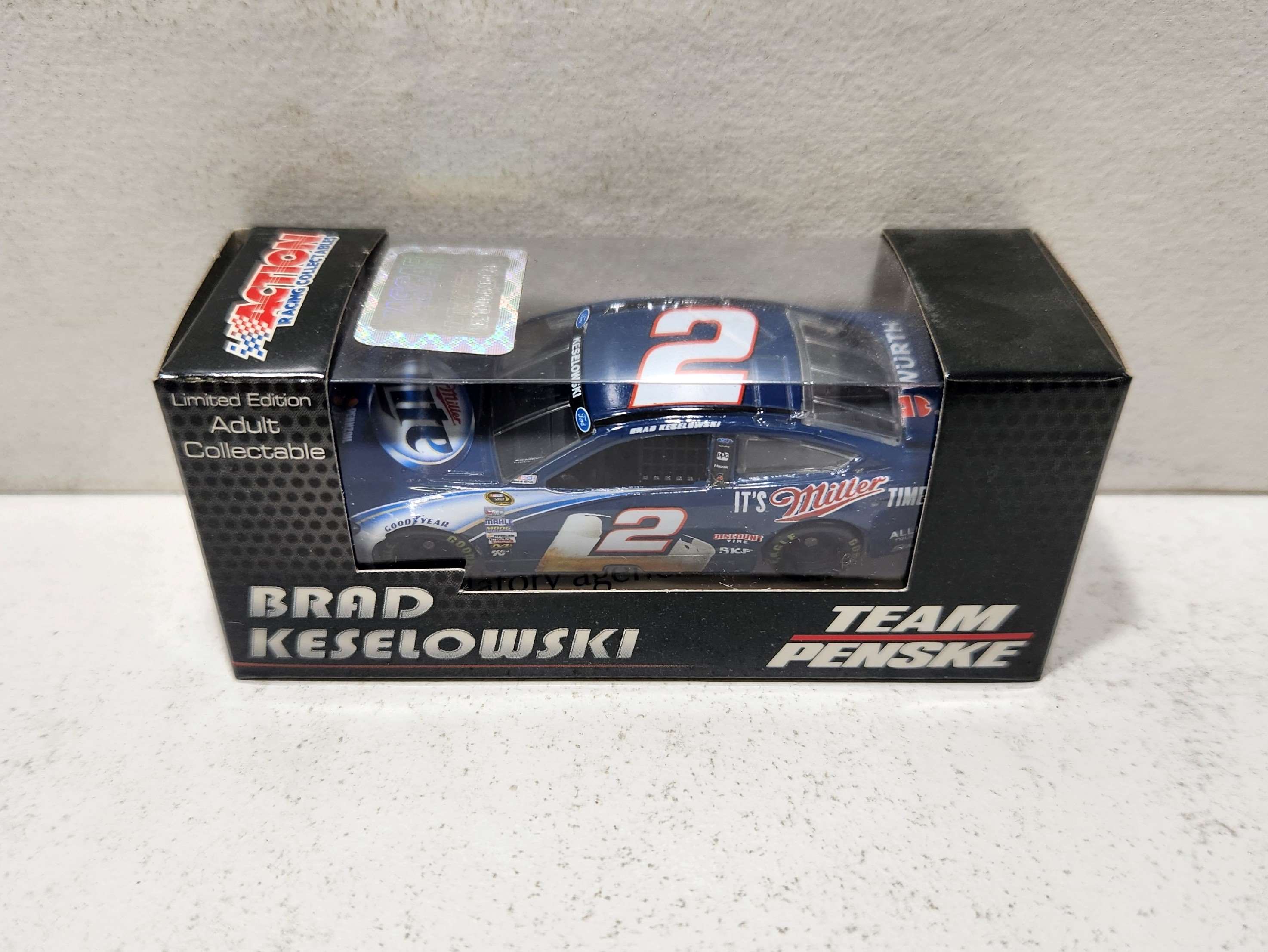 2014 Brad Keselowski 1/64th Miller Lite Pitstop Series Fusion