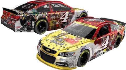 2014 Kevin Harvick 1/24th "Sprint Cup Champion" Montage car