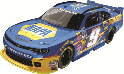 2014 Chase Elliott 1/24th NAPA "Nationwide Series Champion" car