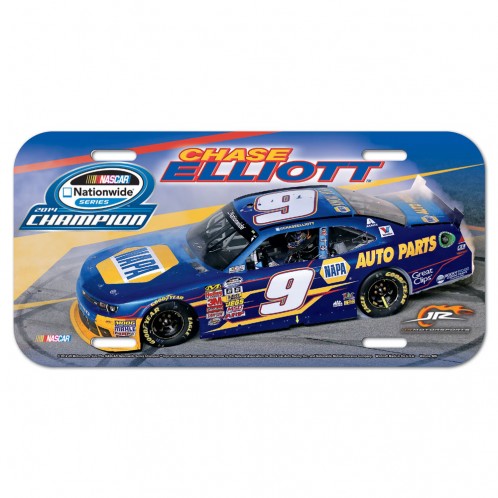 2014 Chase Elliott NAPA "Nationwide Series Champion" License Plate