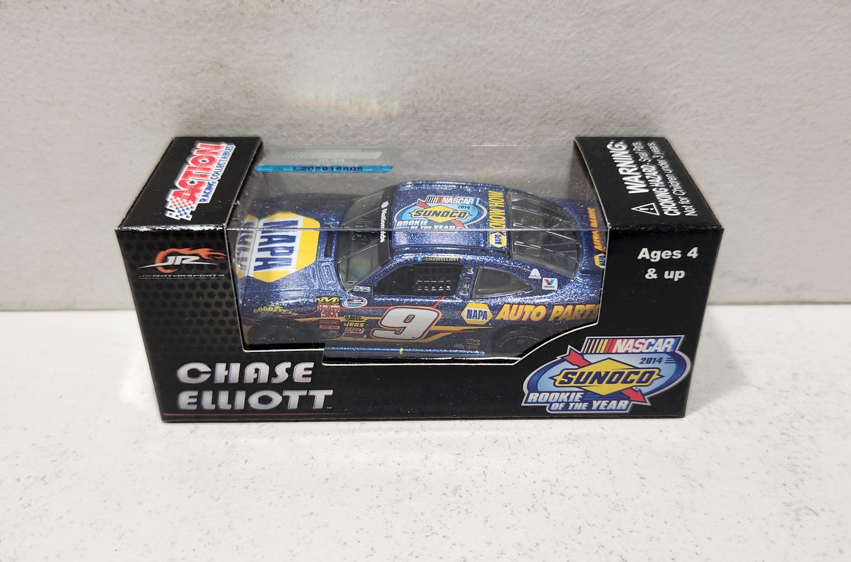 2014 Chase Elliott 1/64th NAPA "Rookie of the Year" "Galaxy Finish" Pitstop Series car