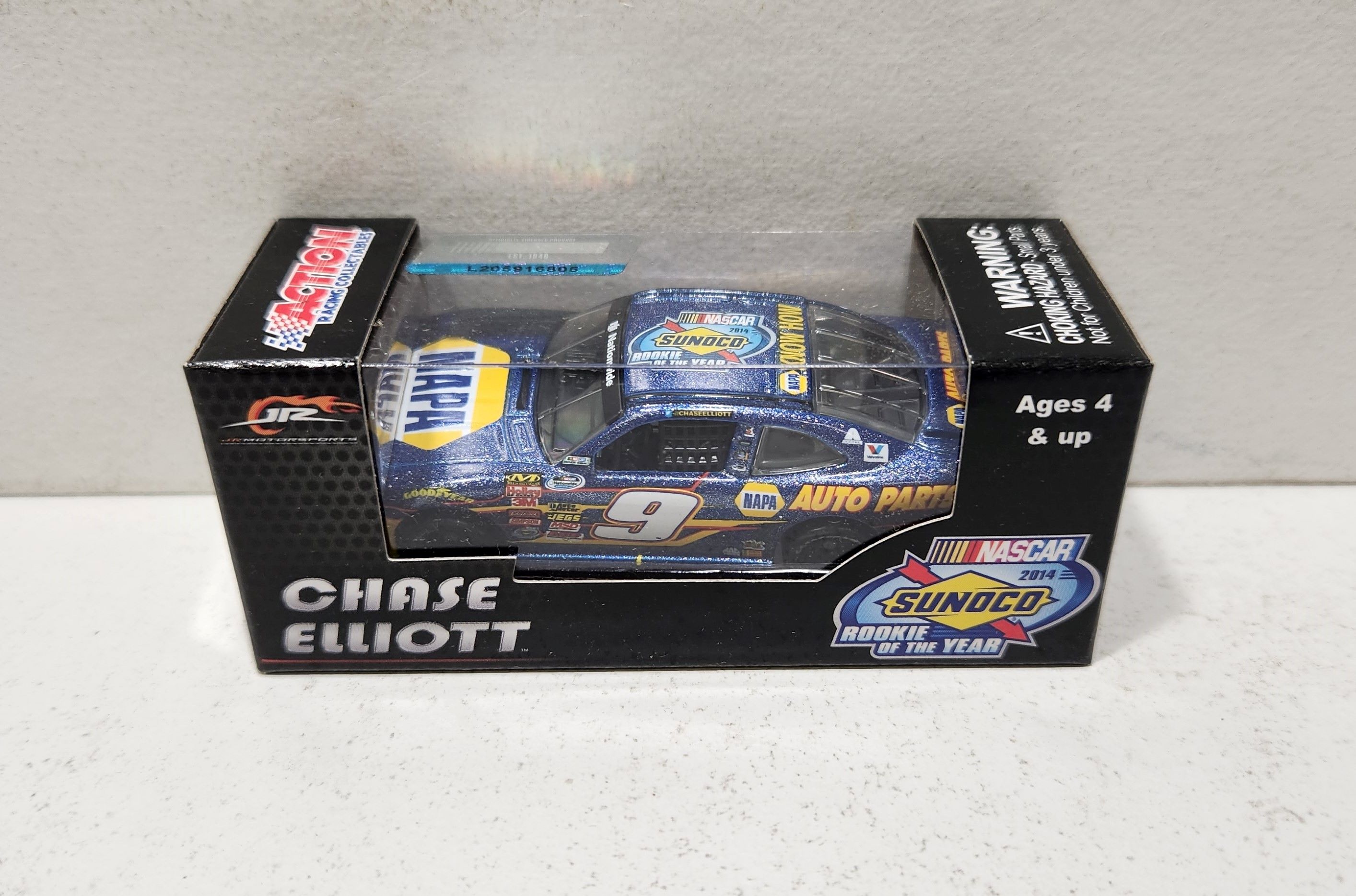 2014 Chase Elliott 1/64th NAPA "Nationwide Series Rookie of the Year" "Galaxy Finish" Pitstop Series Camaro