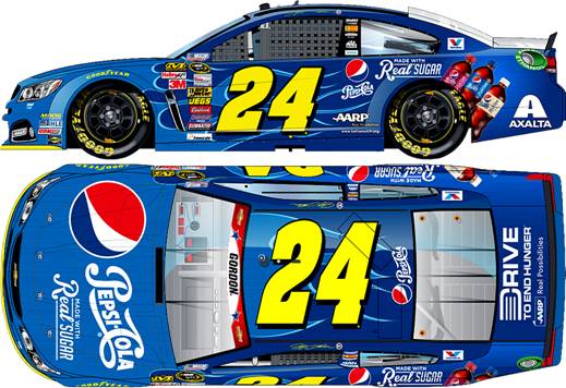 2014 Jeff Gordon 1/24th Pepsi-Cola Real. Big. Summer.  Chevrolet SS
