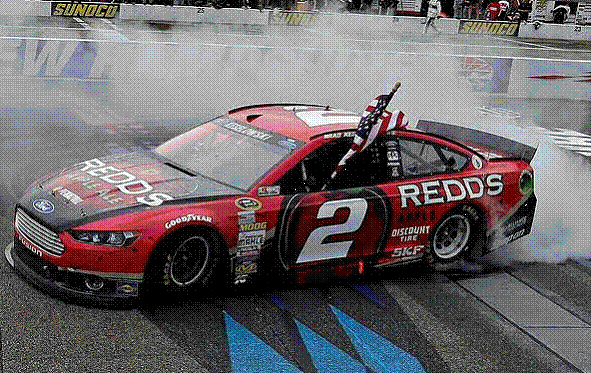 2014 Brad Keselowski 1/24th REDD's Apple Ale "Loudon Win" car