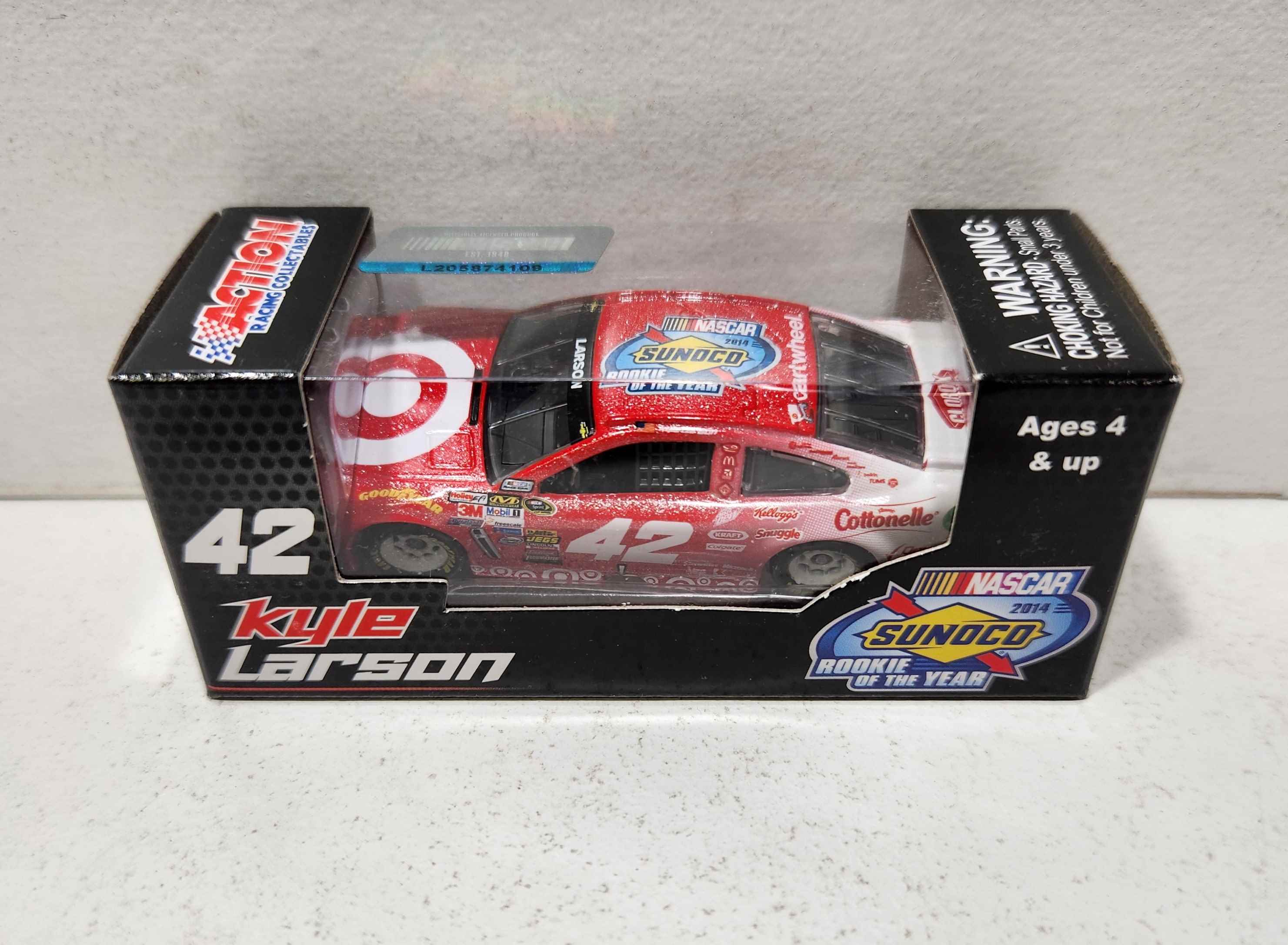2014 Kyle Larson 1/64th Target "Rookie of the Year" Gaxaly Finish" Pitstop Series Chevrolet SS