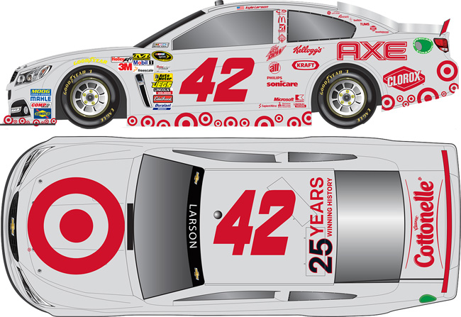 2014 Kyle Larson 1/24th Target "Silver" Chevrolet SS