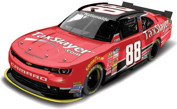 2014 Dale Earnhardt Jr 1/24th TaxSlayer "Nationwide Series" car