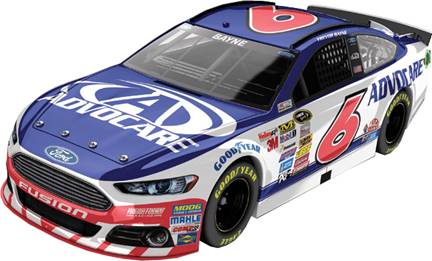 2015 Trevor Bayne 1/24th Advocare Fusion