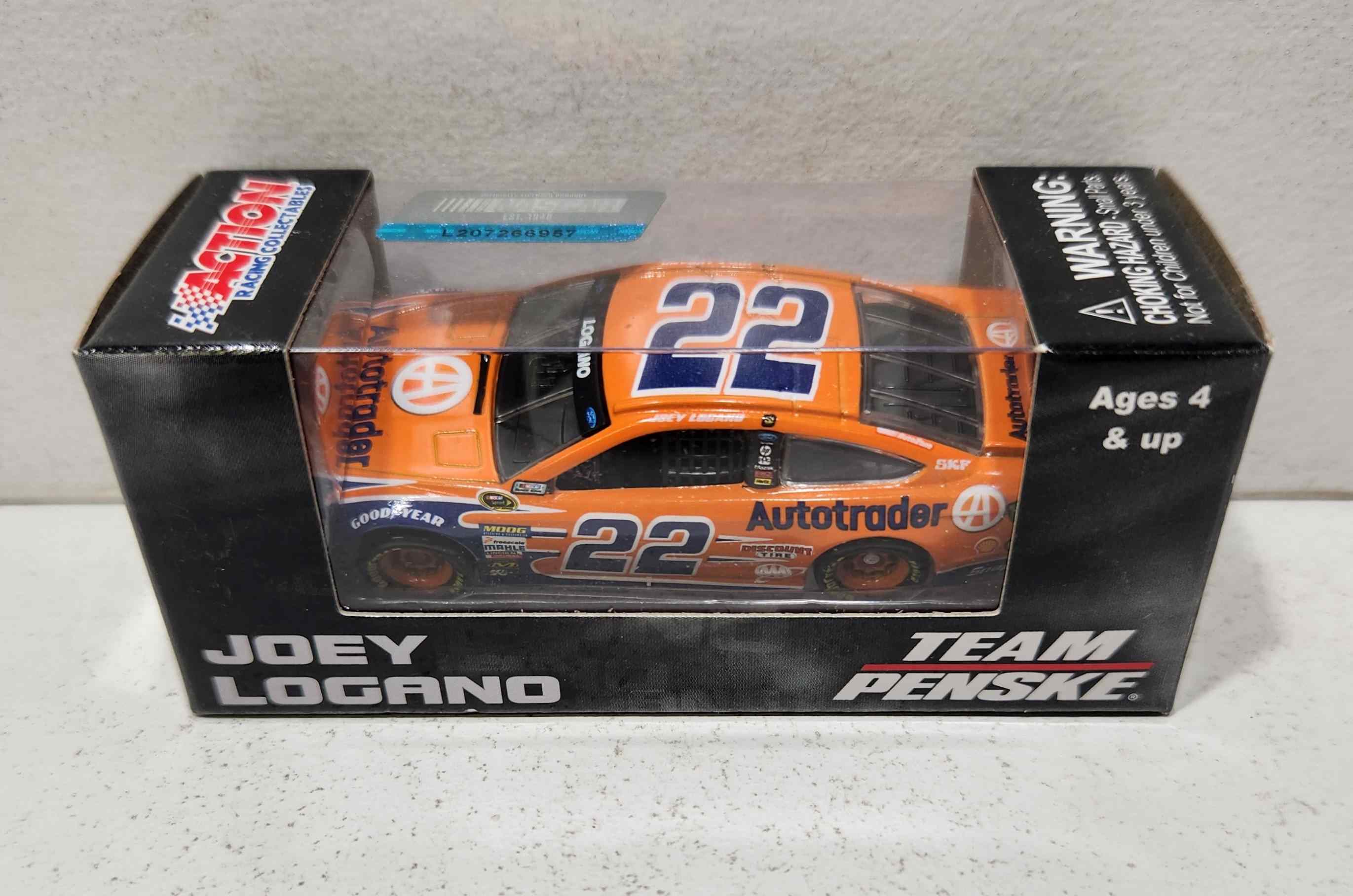 2015 Joey Lagano 1/64th Autotrader Pitstop Series Fusion