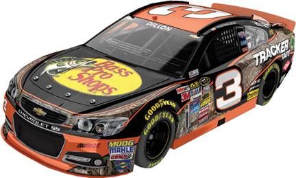 2015 Austin Dillon 1/24th Bass Pro Shops car