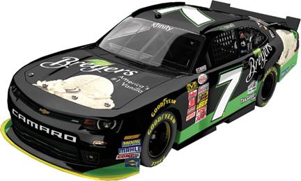 2015 Regan Smith 1/64th Breyers "Xfinity Series" Pitstop Series car