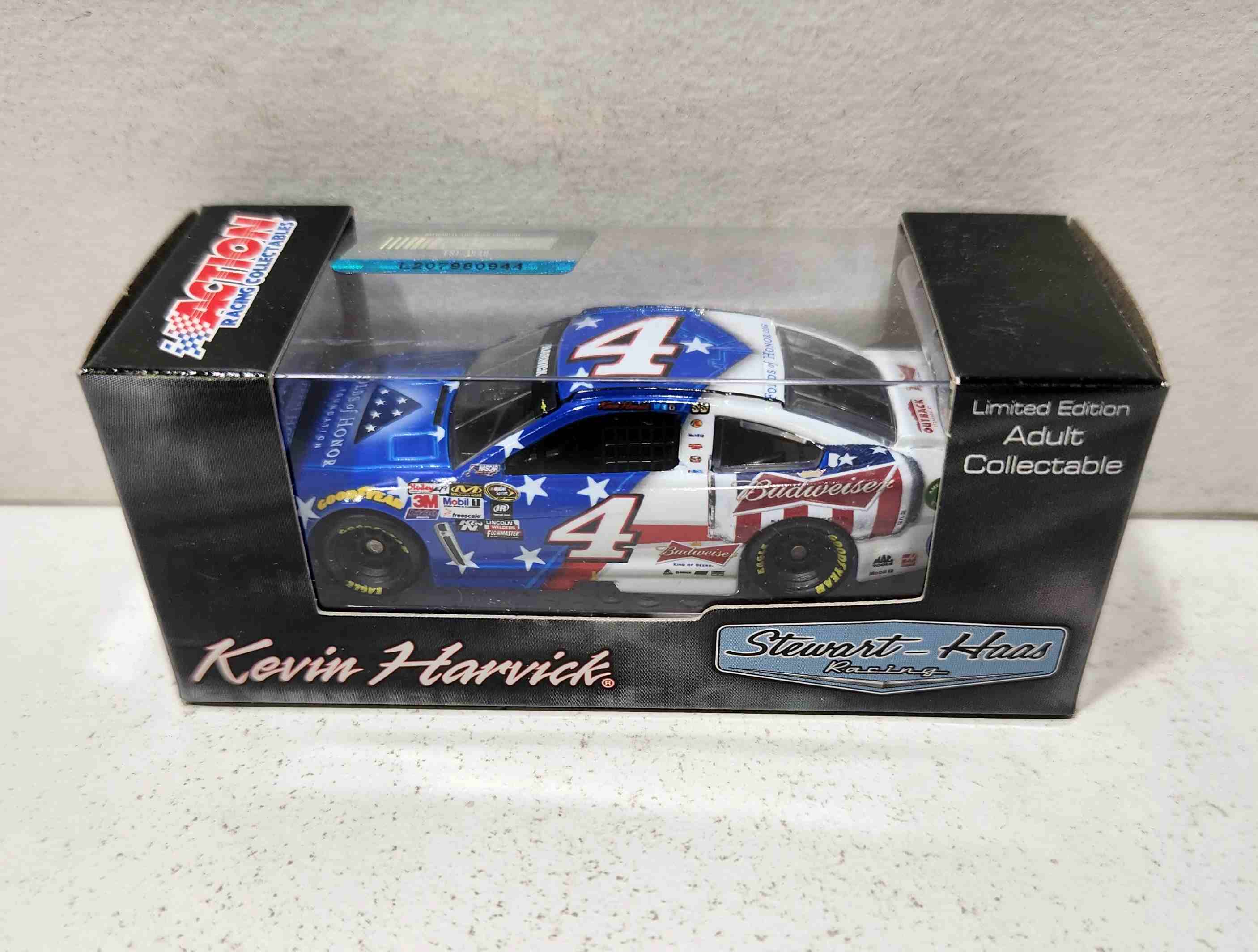 2015 Kevin Harvick 1/64th Budweiser Outback Steakhouse "Folds of Honor" Pitstop Series Chevrolet SS