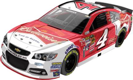 2015 Kevin Harvick 1/24th Budweiser Chevrolet SS