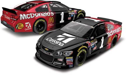 2015 Jamie McMurray 1/64th Cessna/McDonalds Pitstop Series car