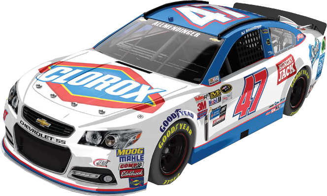 2015 A.J. Allmendinger 1/64th Clorox Pitstop Series car