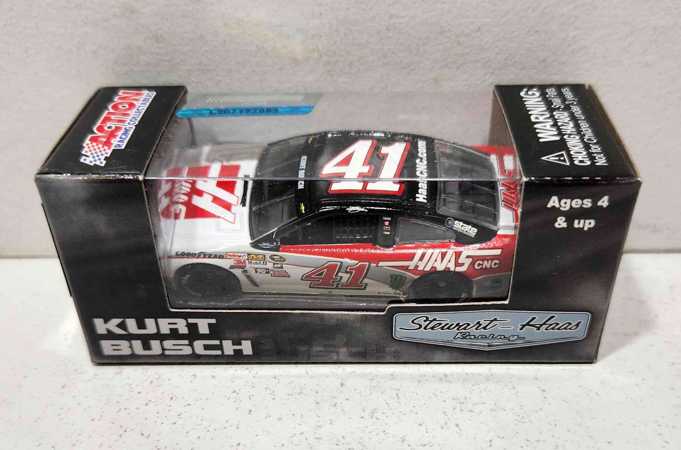 2015 Kurt Busch 1/64th HAAS "CNC Retro" "Darlington Trbowback" Pitstop Series Chevrolet SS