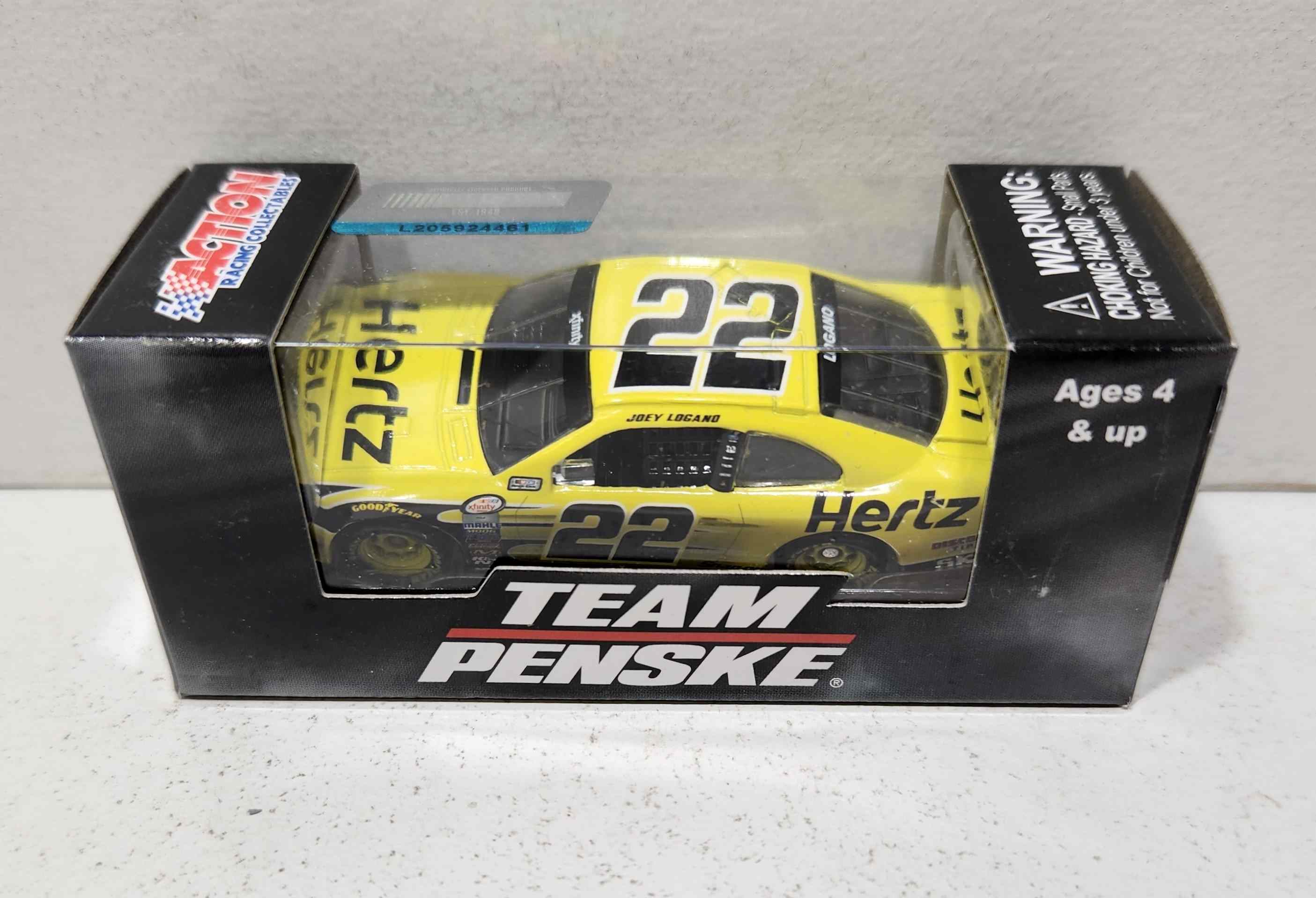 2015 Joey Logano 1/64th Hertz "Xfinity Series" Pitstop Series Mustang