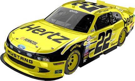 2015 Joey Logano 1/24th Hertz "Xfinity Series " Mustang