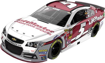 2015 Kasey Kahne 1/64th LiftMaster Pistsop Series car