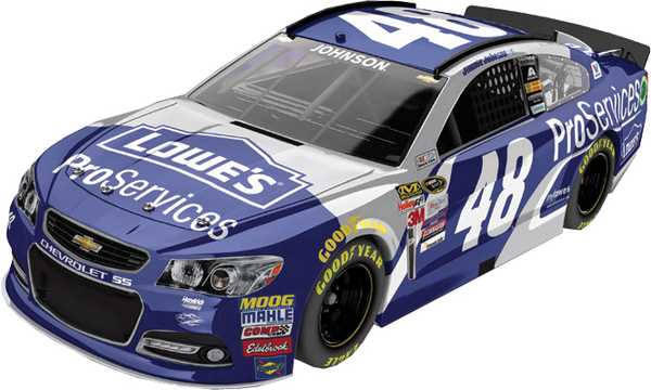 2015 Jimmie Johnson 1/24th Lowe’s ProServices car