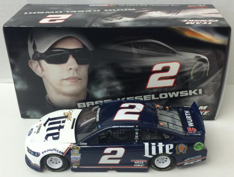 2015 Brad Keselowski 1/24th Miller Lite "Retro" Fusion