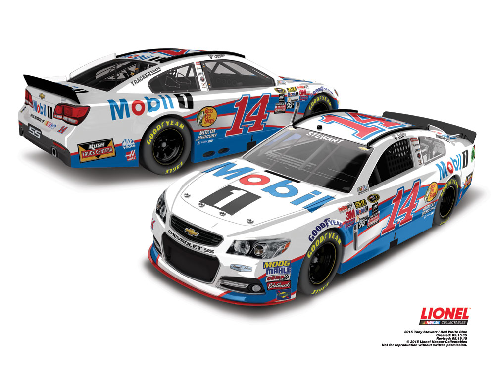 2015 Tony Stewart 1/24th Mobil1 "Americana" Chevrolet SS