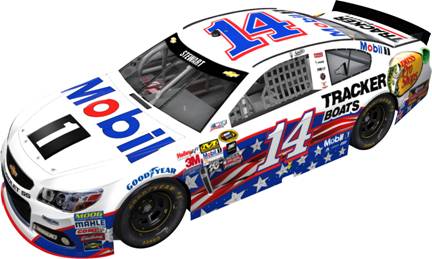 2015 Tony Stewart 1/24th Mobil1 "American Salute" Chevrolet SS