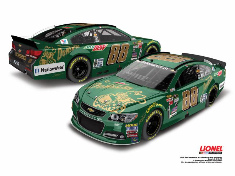 2015 Dale Earnhardt Jr 1/24th Mountain Dew "DewShine" Chevrolet SS