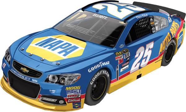 2015 Chase Elliott 1/64th NAPA "Million Dollar Bill"" Darlington Throwback" Pitstop Series car  