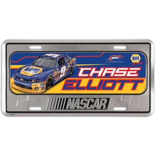 2015 Chase Elliott NAPA Metal License Plate