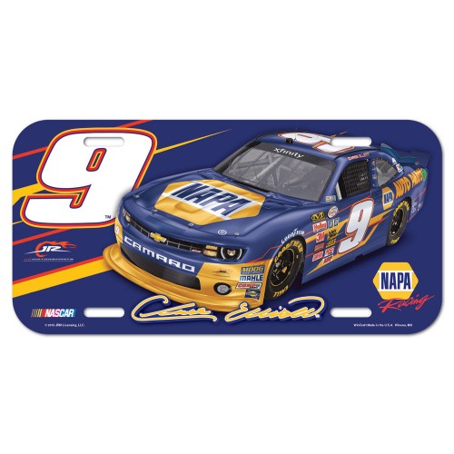 2015 Chase Elliott NAPA Plastic License Plate