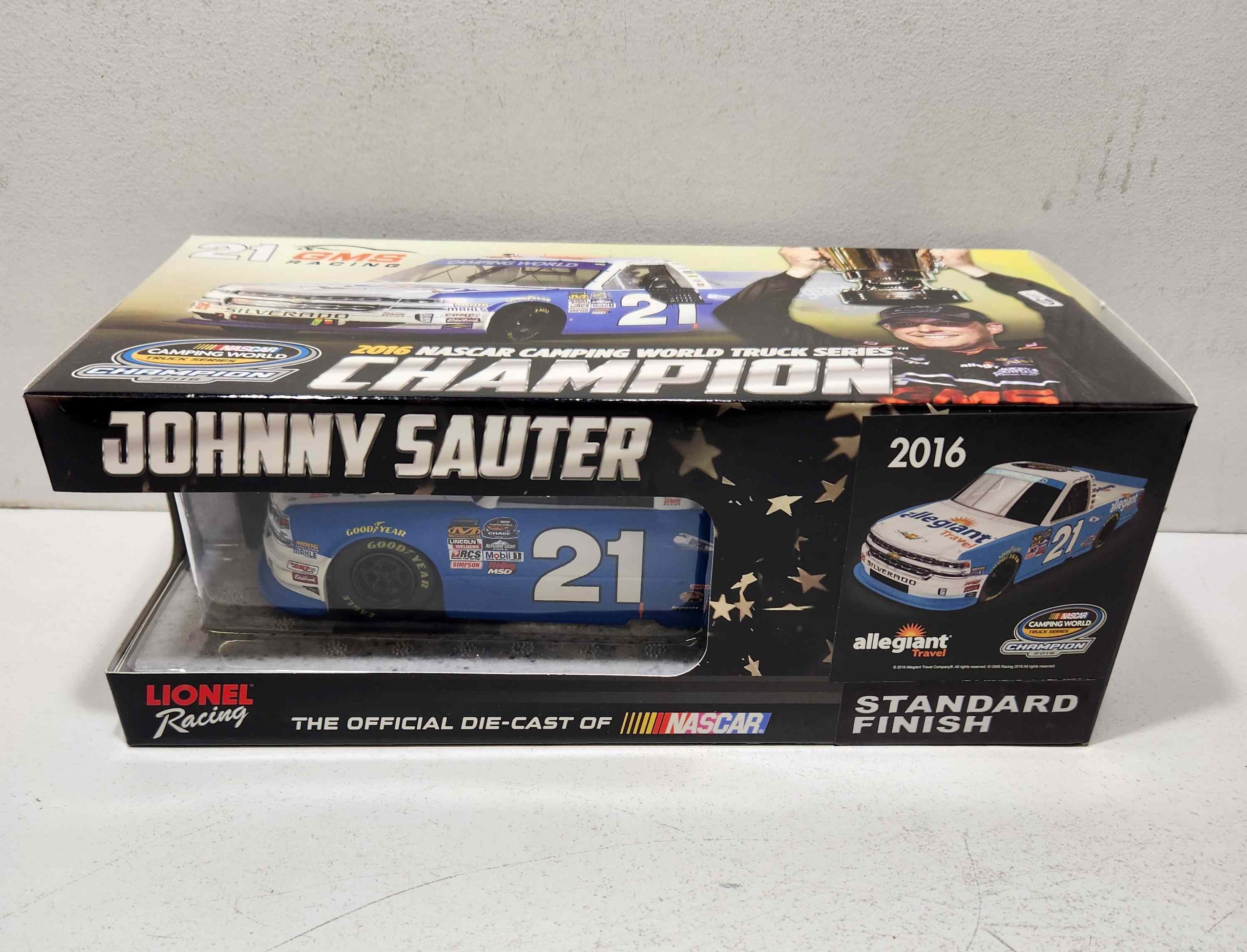 2016 Johnny Sauter 1/24th Allegiant "Camping World Series Champion" Silverado