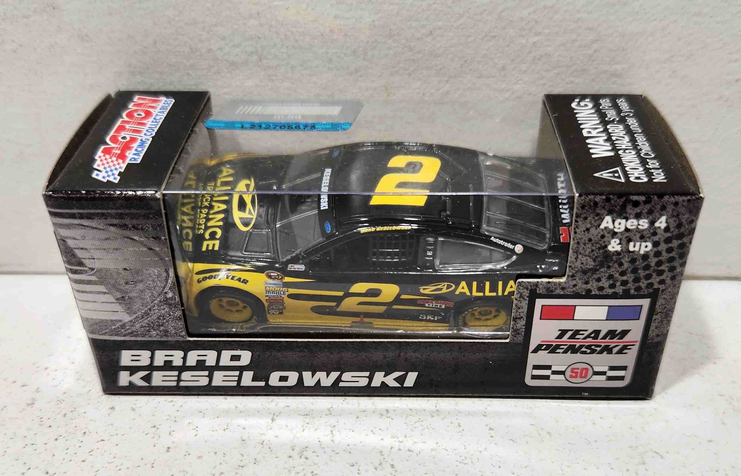 2016 Brad Keselowski 1/64th Alliance Truck Parts Pitstop Series Fusion