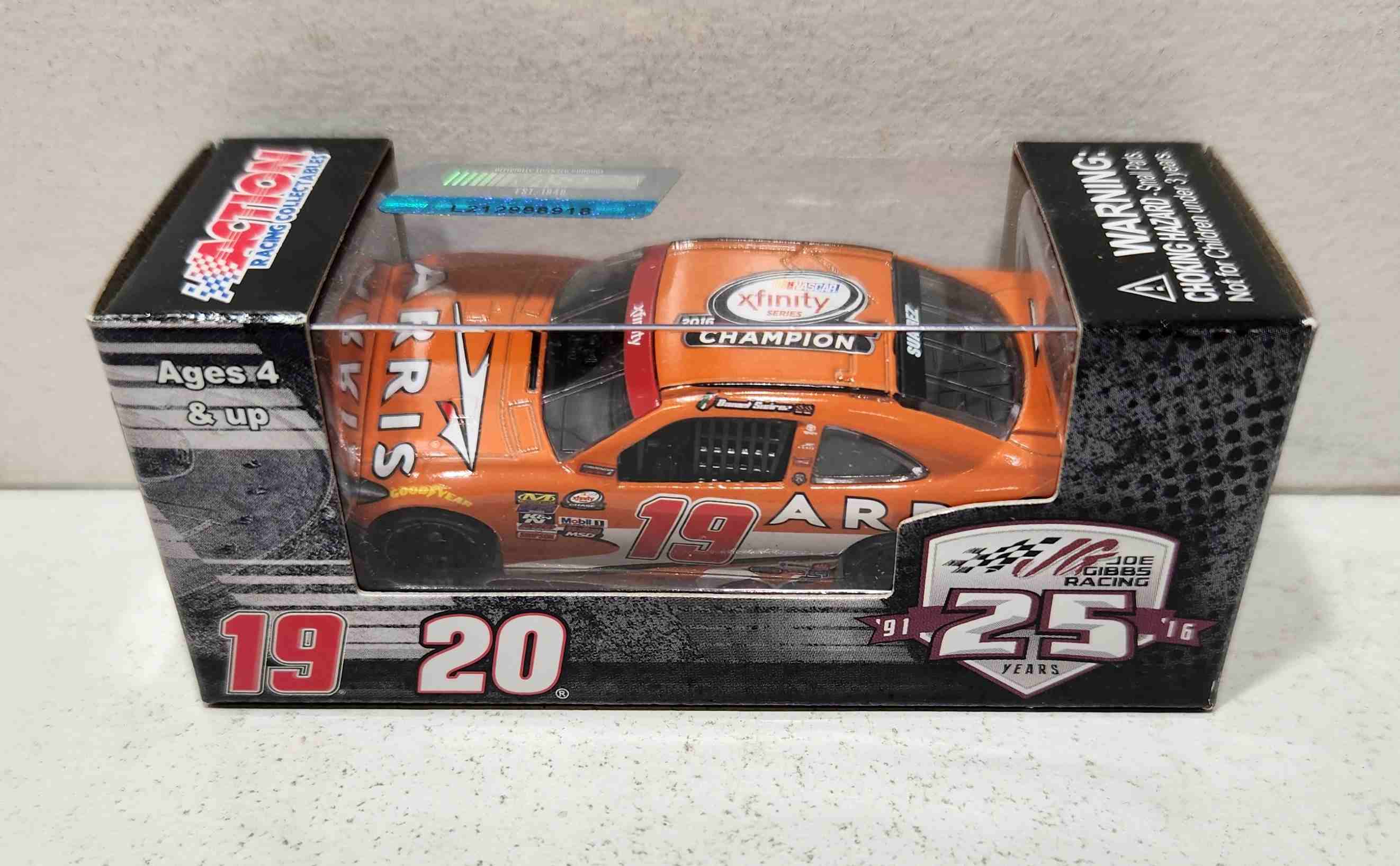 2016 Daniel Suarez 1/64th ARRIS "Xfinity Champion" Pitstop Series Camry