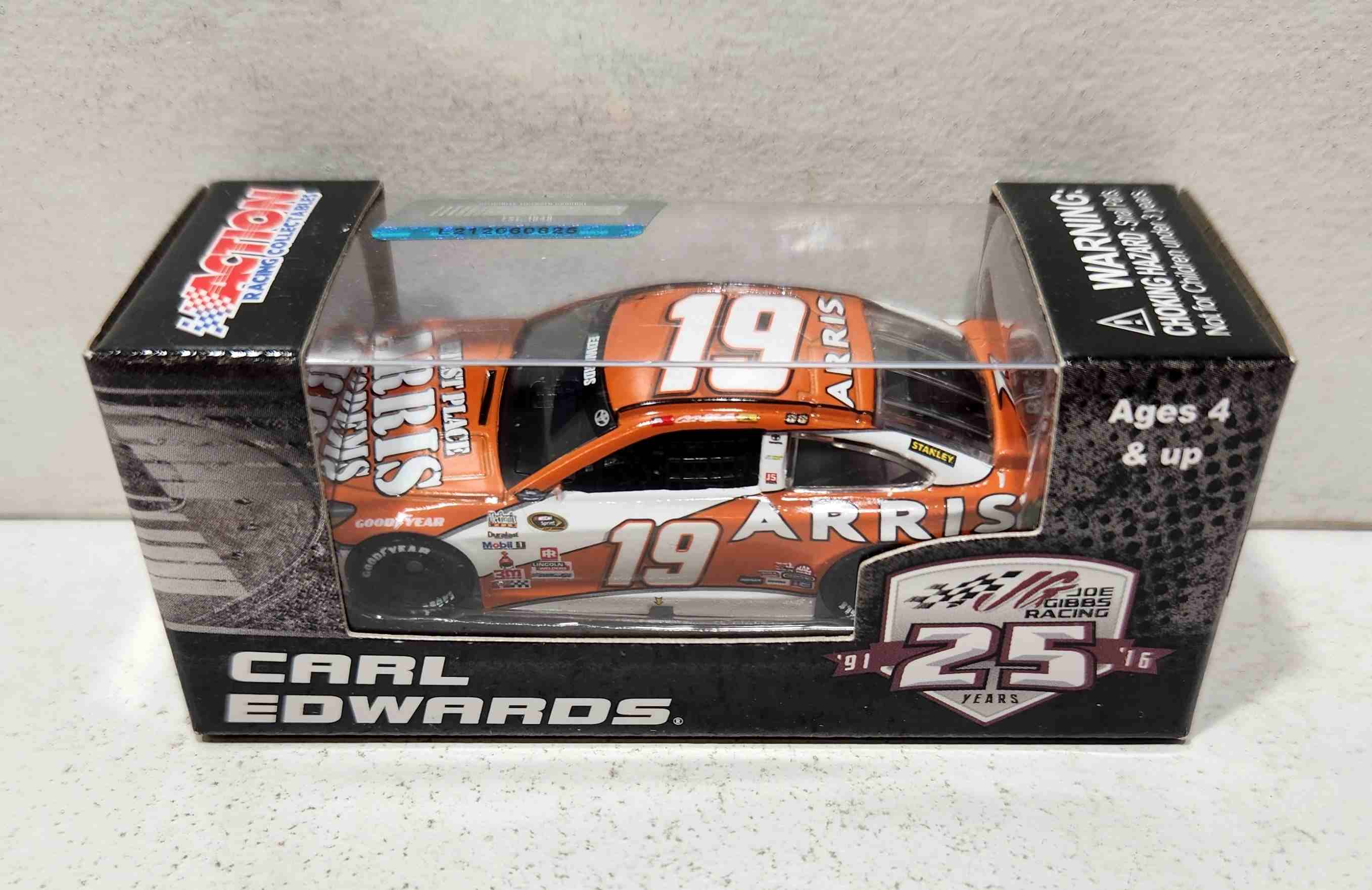 2016 Carl Edwards 1/64th Arris "Darlington Throwback" Pitstop Series Camry