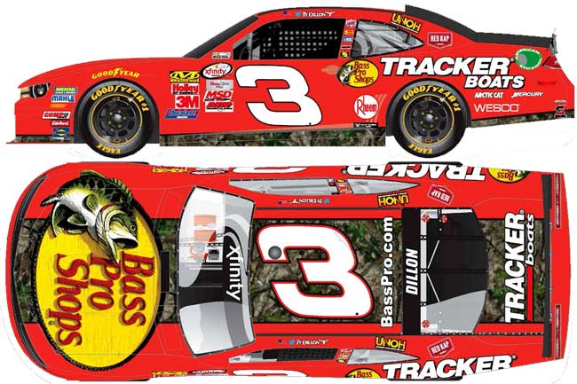 2016 Ty Dillon 1/64th Bass Pro Shops "Xfinity Series" Pitstop Series car