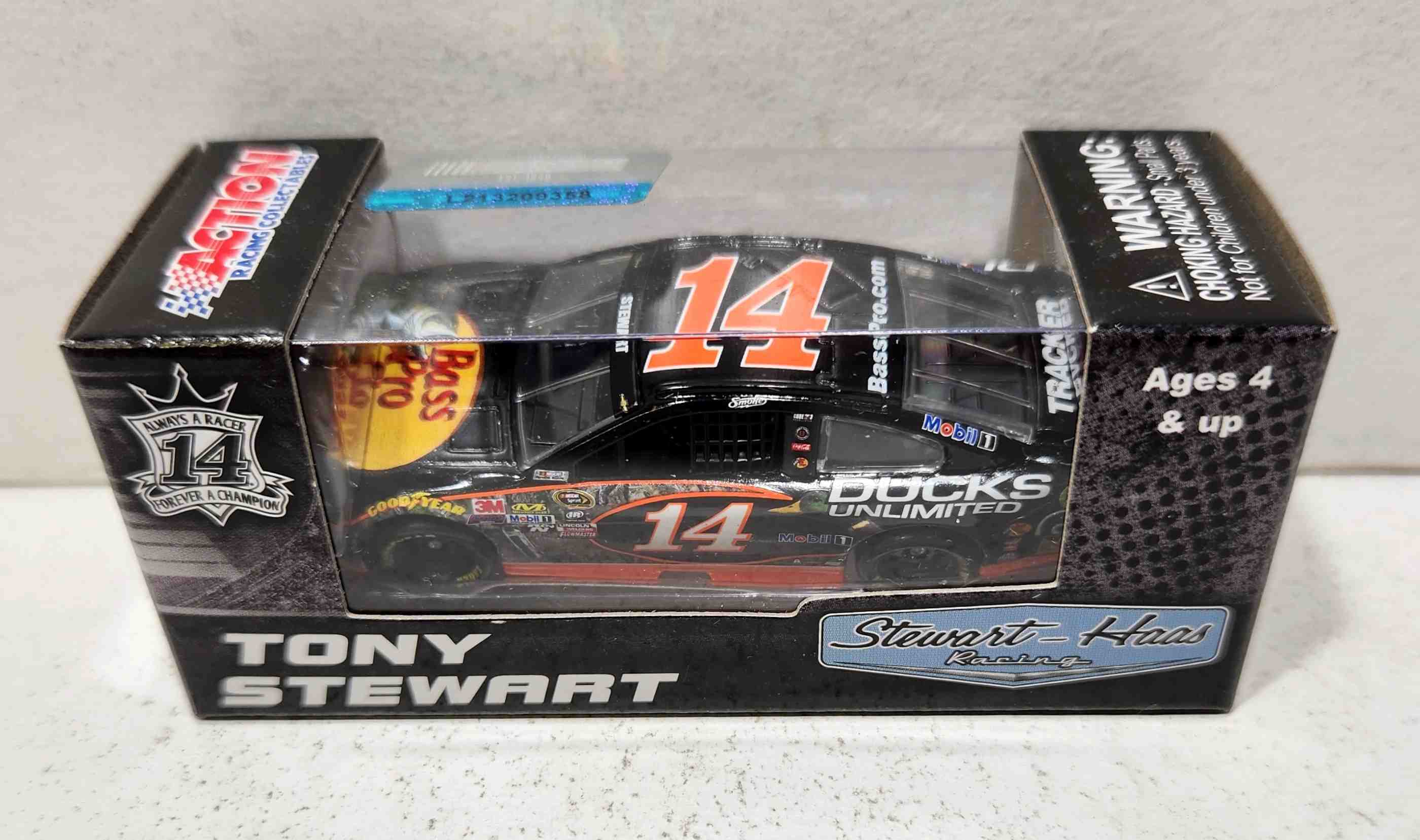 2016 Tony Stewart 1/64th Bass Pro Shops "Ducks Unlimited" Pitstop Series Chevrolet SS